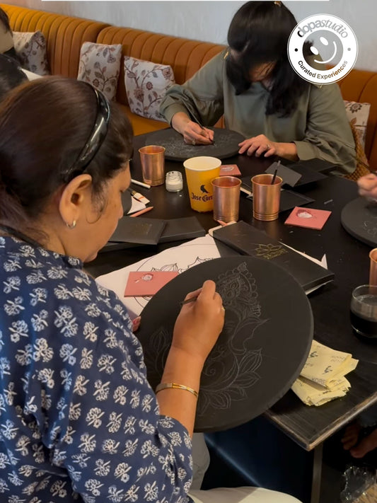 The Golden Whisper - A Gold Foil Art Experience