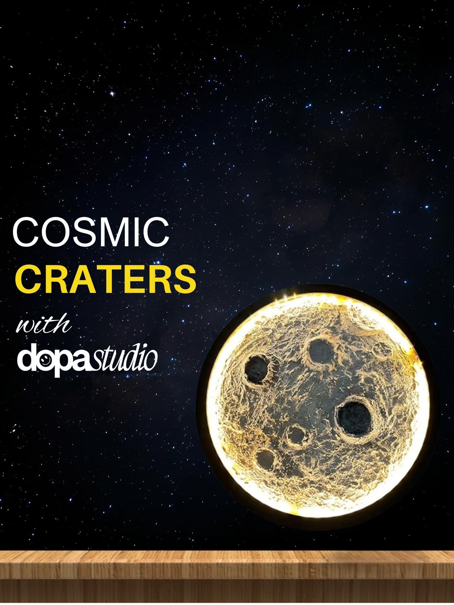 Cosmic Craters - An Illuminated Moon Lamp Workshop