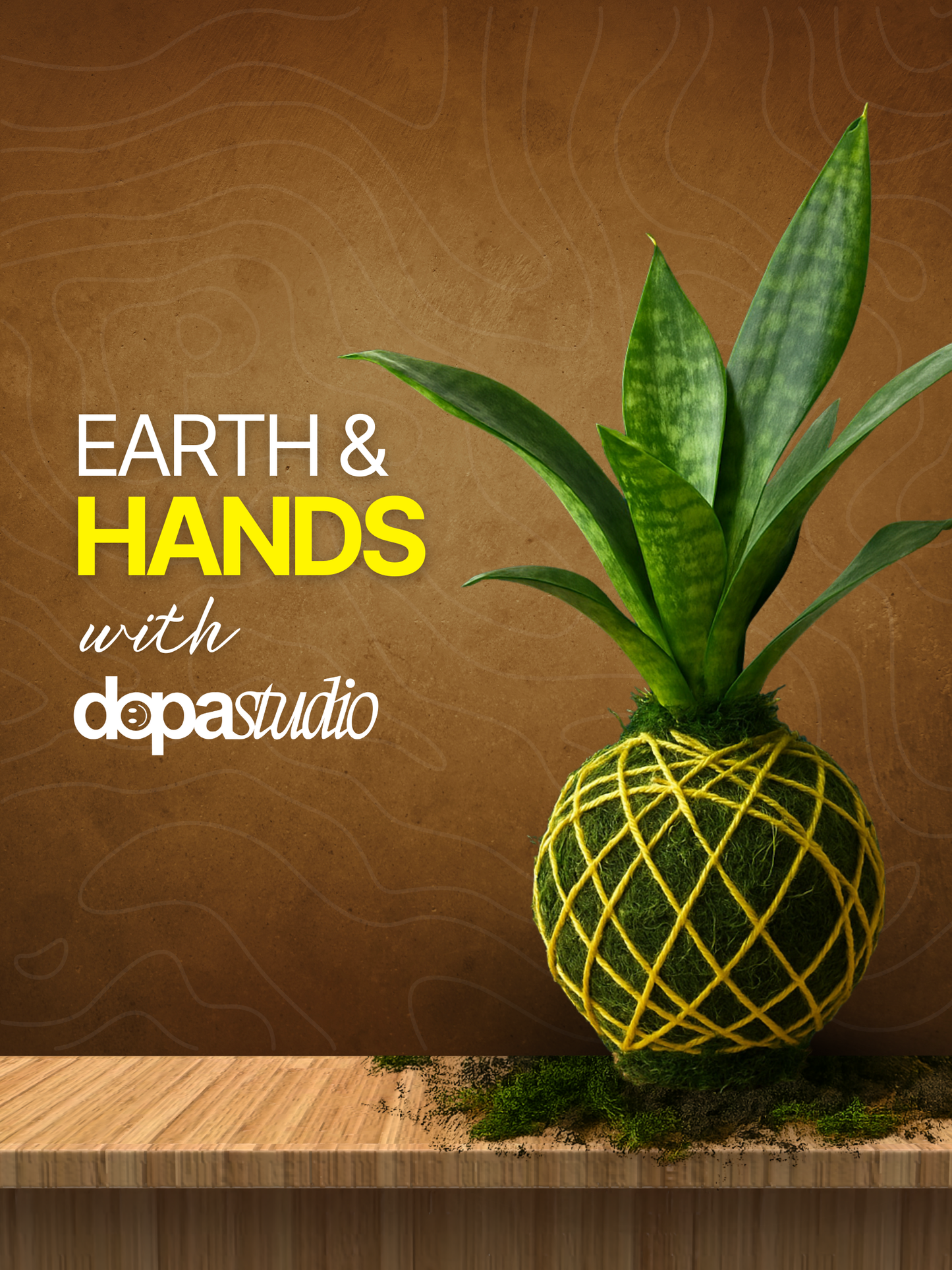 Earth & Hands - The Art of Japanese Moss Ball Making (Kokedama)